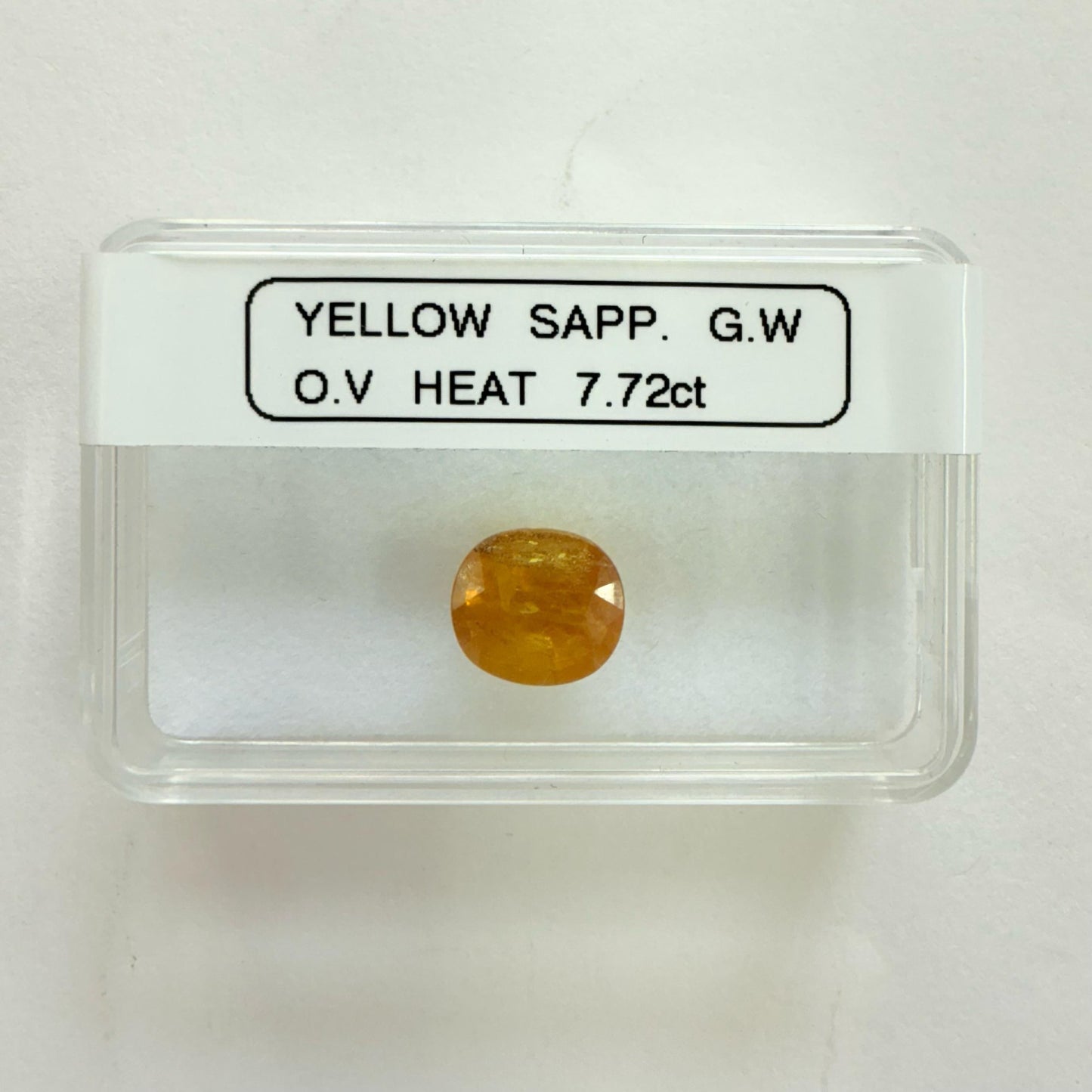 Yellow Sapphire Gemstone (7.72ct)