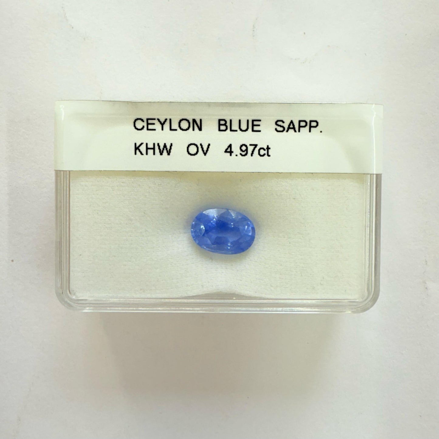 Ceylon Blue Sapphire (4.97ct)