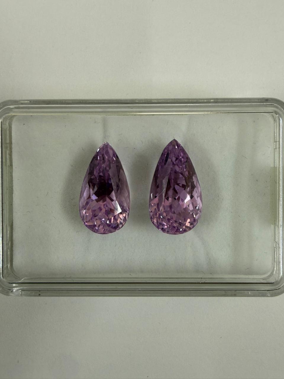 Natural Pink Kunzite Gemstones