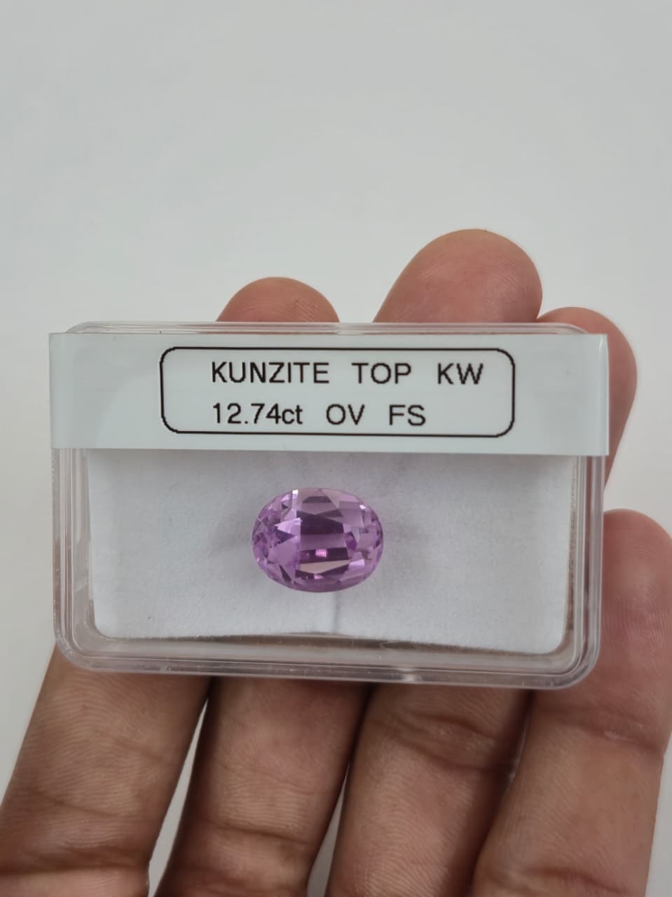 Kunzite Gemstone 12.74ct