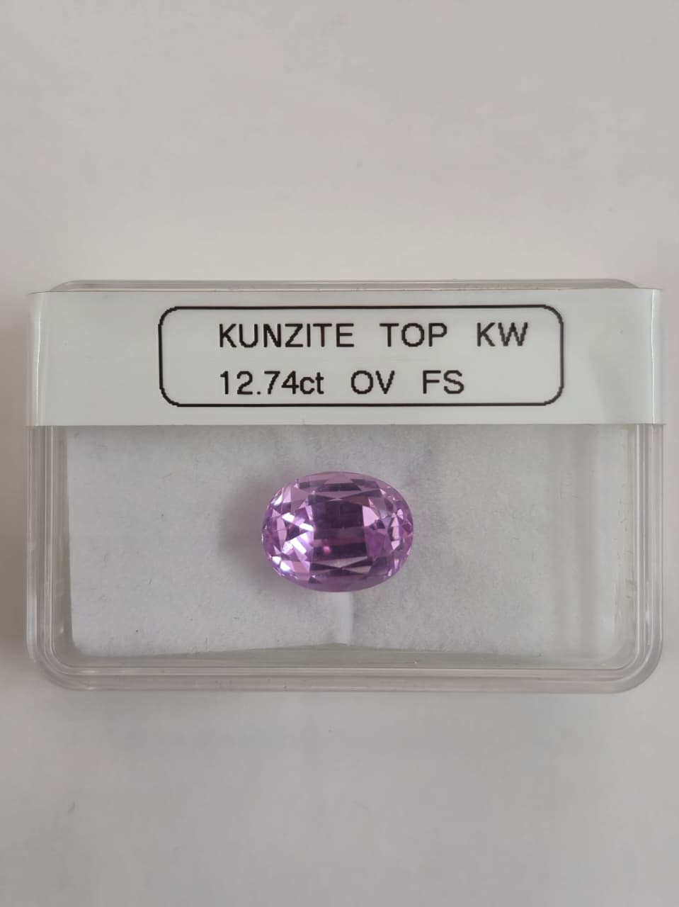 Kunzite Gemstone 12.74ct