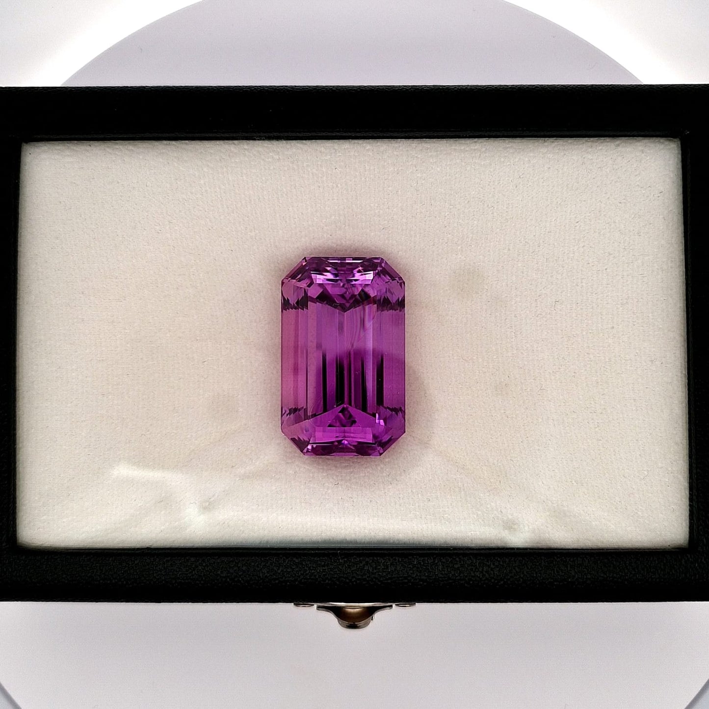 Natural Kunzite Octagon Cut Loose Gemstone | Large Pink Lilac Kunzite | Collector Gem
