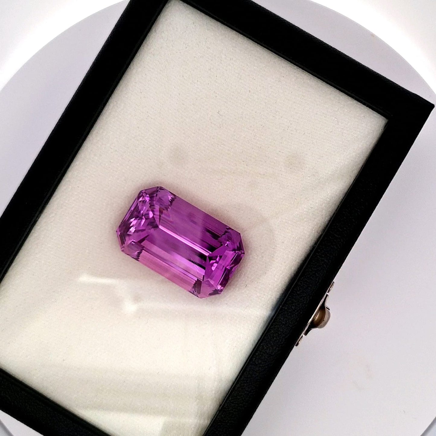 Natural Kunzite Octagon Cut Loose Gemstone | Large Pink Lilac Kunzite | Collector Gem
