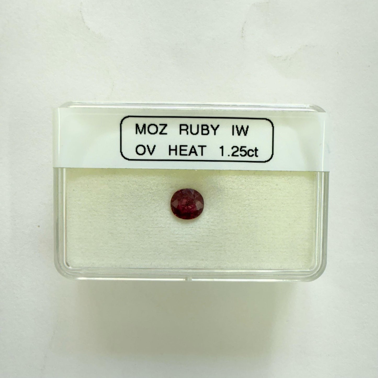 Natural Mozambique Ruby (1.25ct)